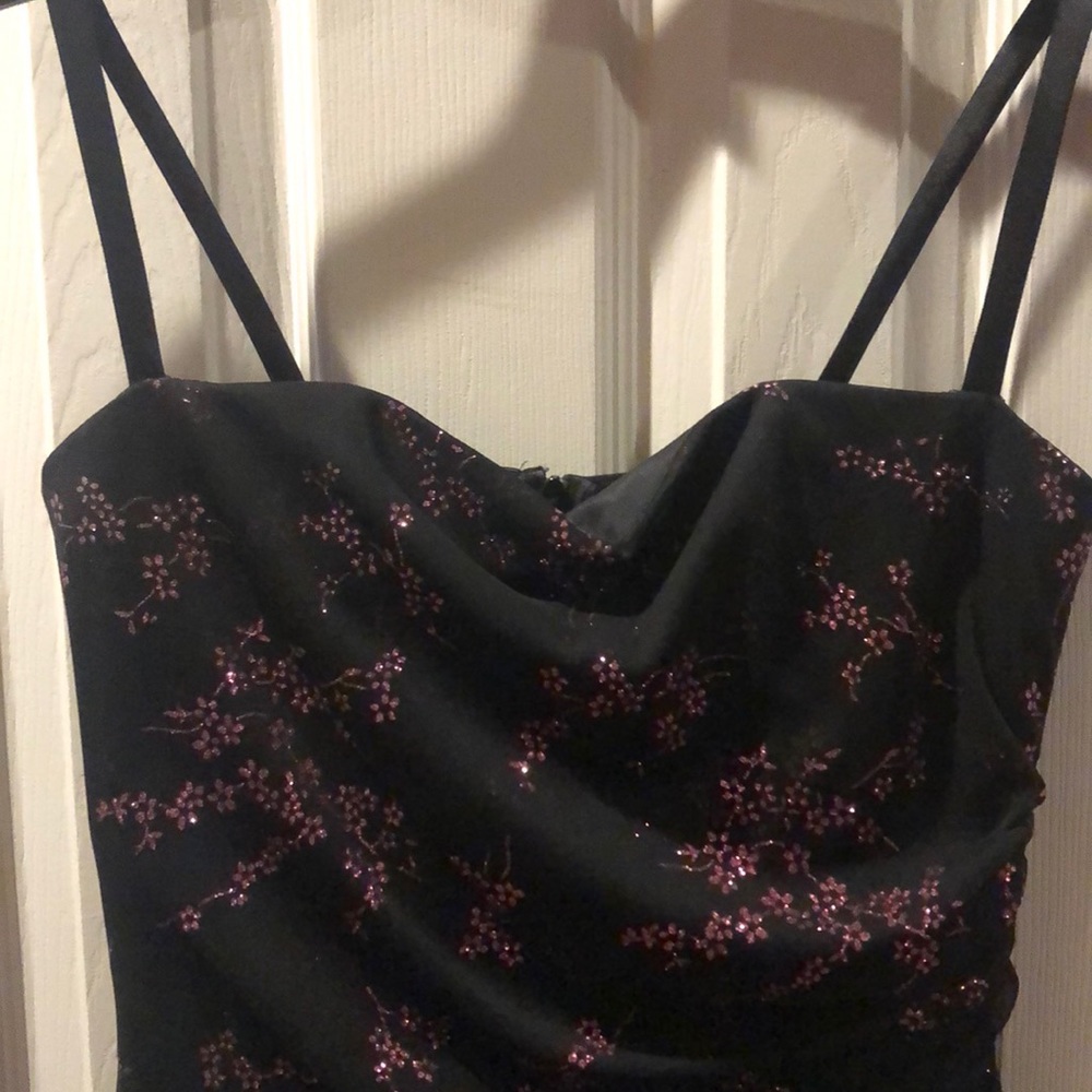 Short Pink/Black Cocktail dress